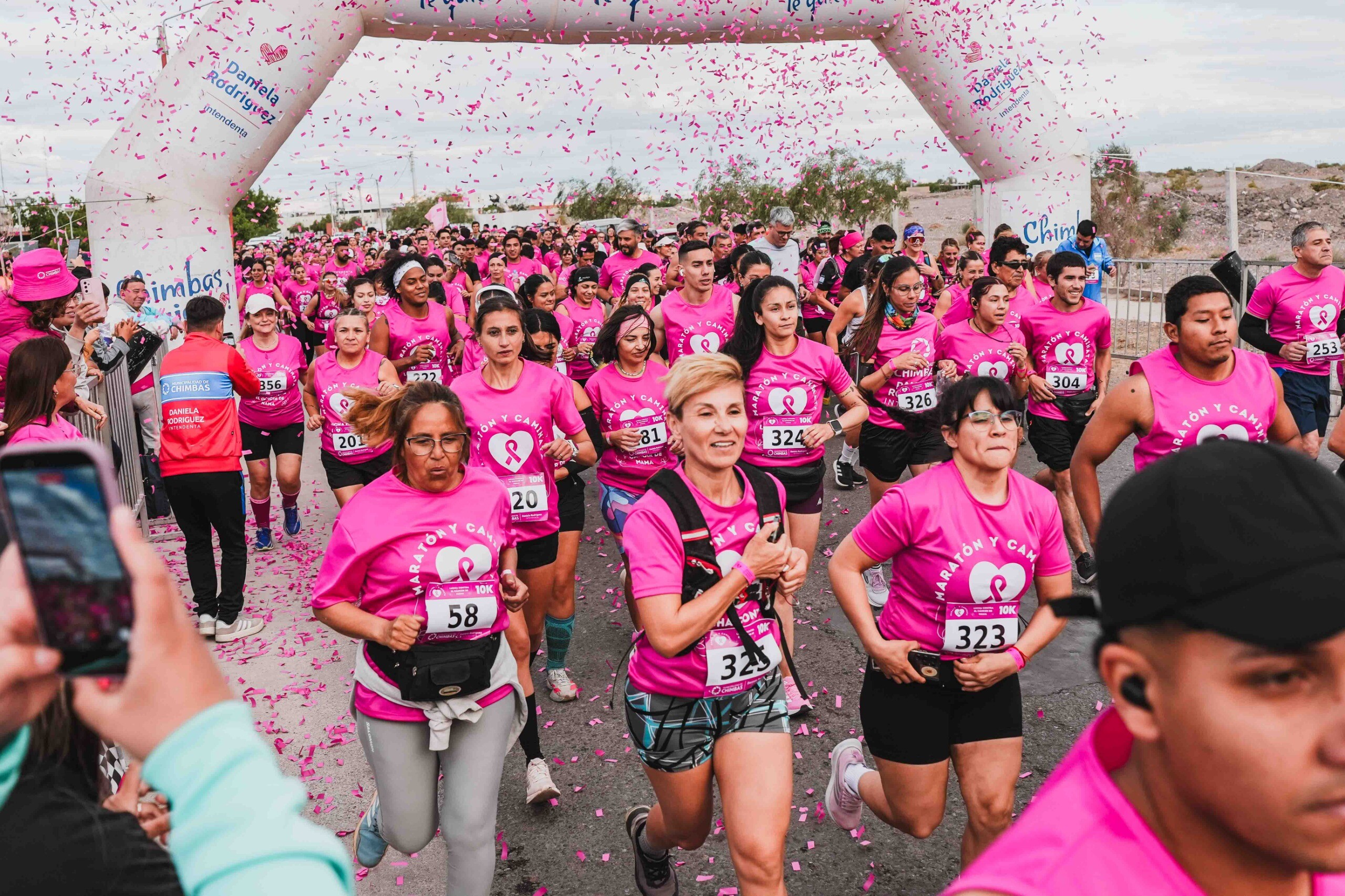 Más de 2.000 personas participaron de la Maratón de Chimbas en una jornada de deporte y concientización