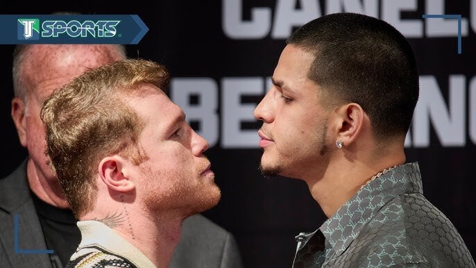 Tenso cara a cara de Canelo-Berlanga en la presentación de una gran velada