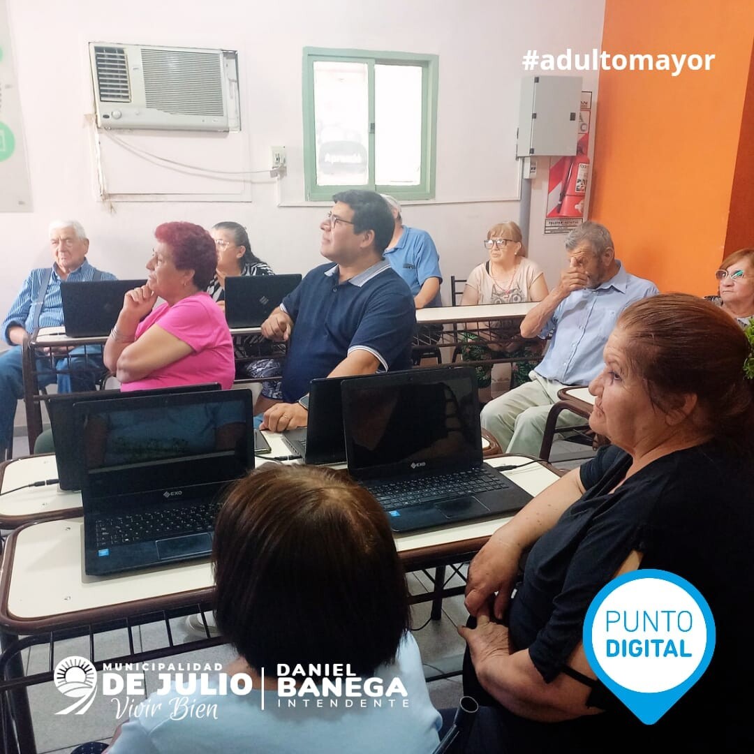 El municipio de 9 de Julio realizo una capacitación especial para adultos mayores