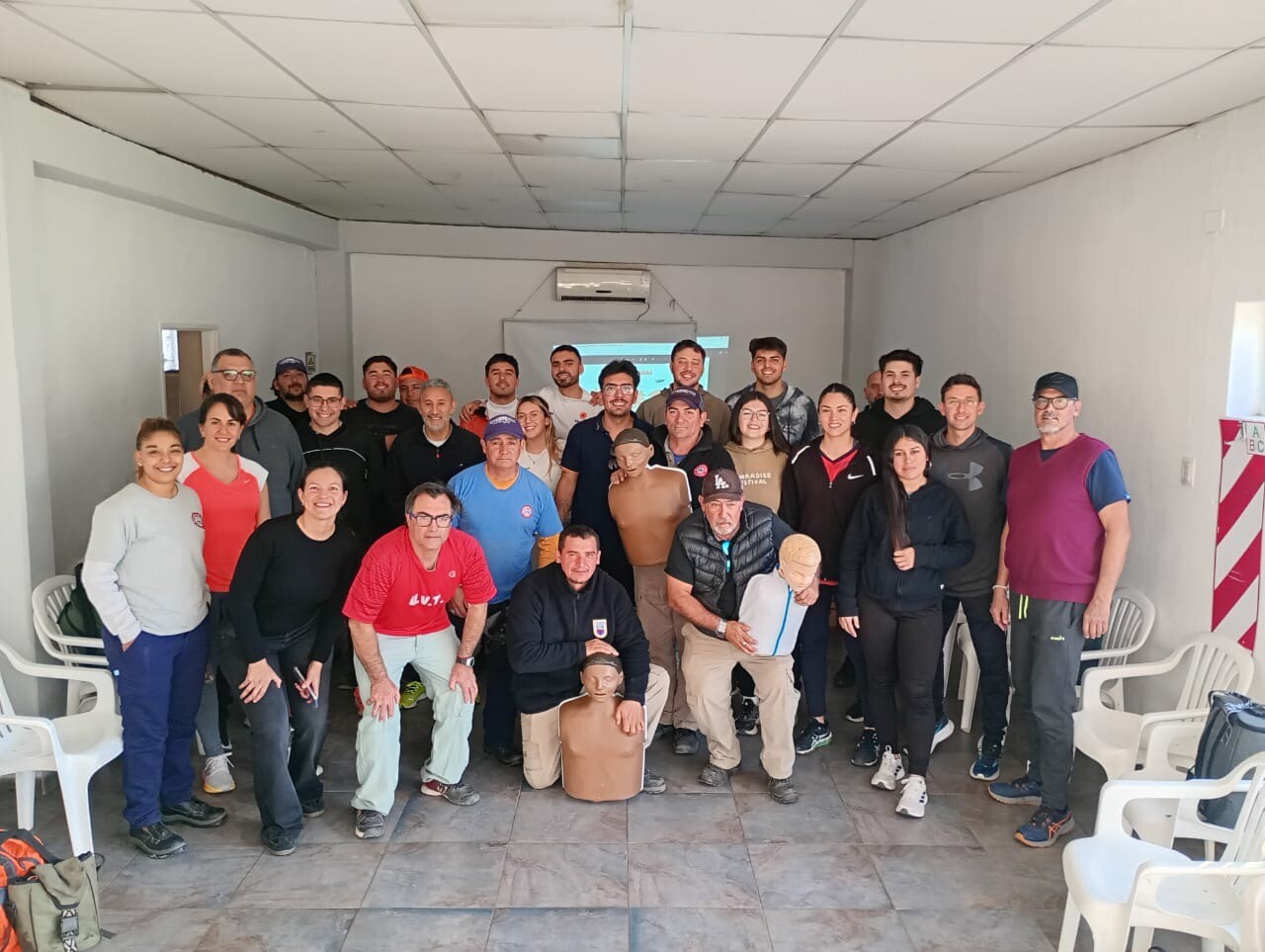 Deporte realizó una capacitación en RCP y primeros auxilios