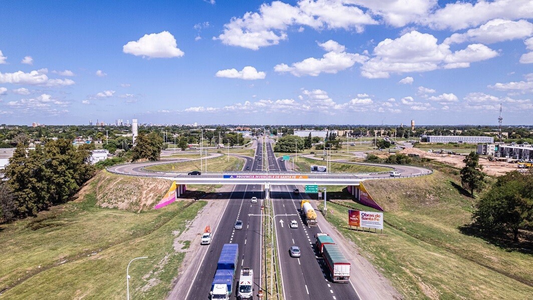 Queda habilitado el tercer carril de la Autopista Rosario-Santa Fe