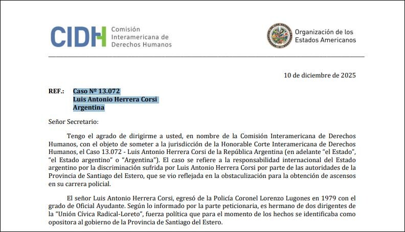 La CIDH volvió a acusar al Estado argentino por violar la libertad sindical policial