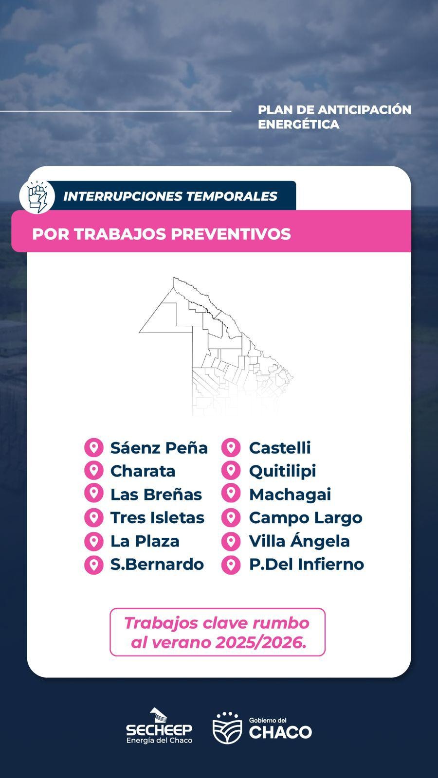 PLAN DE CONTINGENCIA ENERGÉTICA PROVINCIAL: ENSAYOS ELÉCTRICOS EN LA ESTACIÓN TRANSFORMADORA CHACO