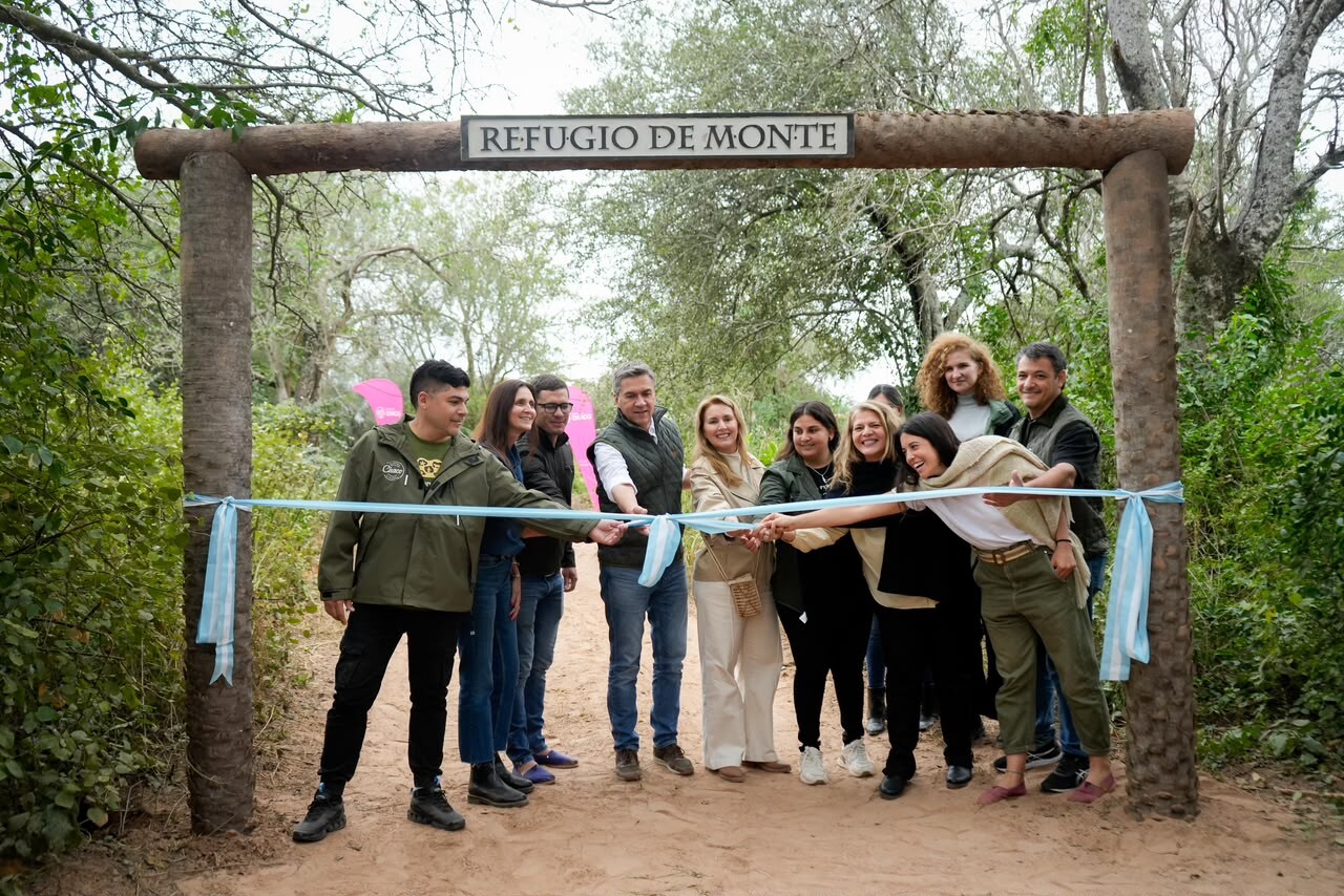 DONDE CRECE EL TURISMO, CRECE EL TRABAJO: SE INAUGURÓ EL REFUGIO DE MONTE EN LA ARMONÍA