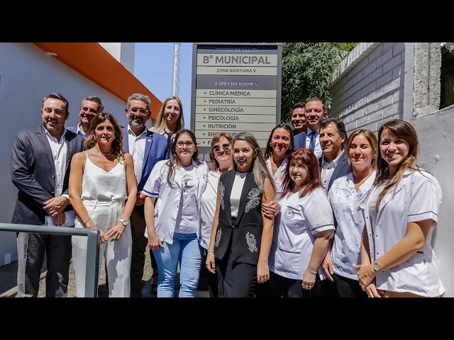 Autoridades del Ministerio de Salud y del Ministerio de Infraestructura, inauguraron las ampliaciones y remodelaciones del Centro de Salud Municipal, localidad La Rinconada del departamento Pocito.