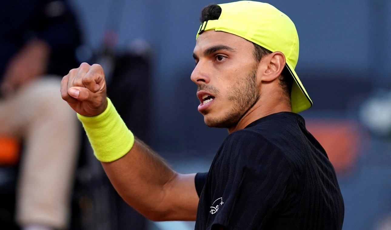 Gran triunfo de Cerúndolo ante Zverev. Pasó a cuartos en Madrid