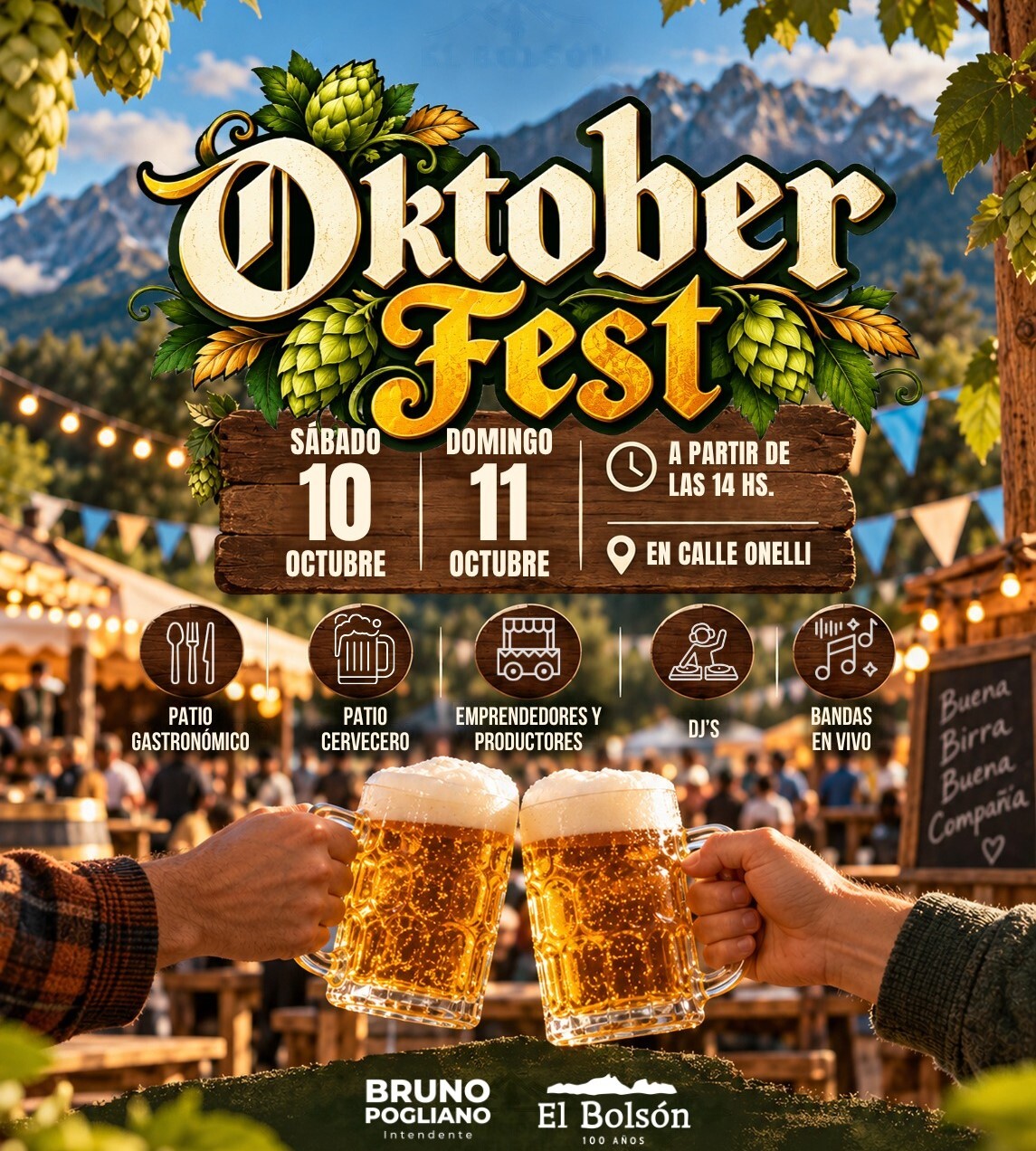 El Bolsón: Nuevo Oktoberfest para el fin de semana largo