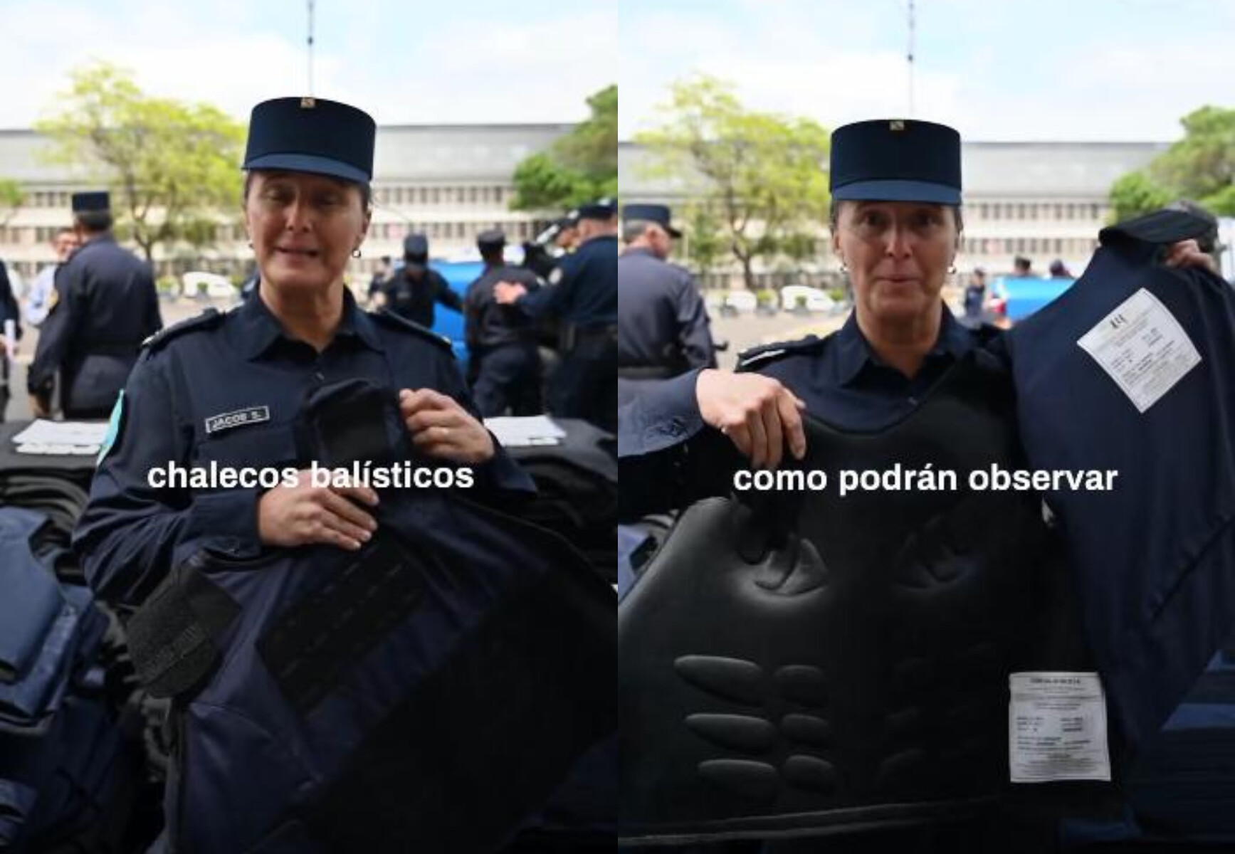 chaleco_pol_er_nov25.jpg ENTRE RÍOS: Incorporan 260 antibalas diseñados para mujeres de un total de 1300