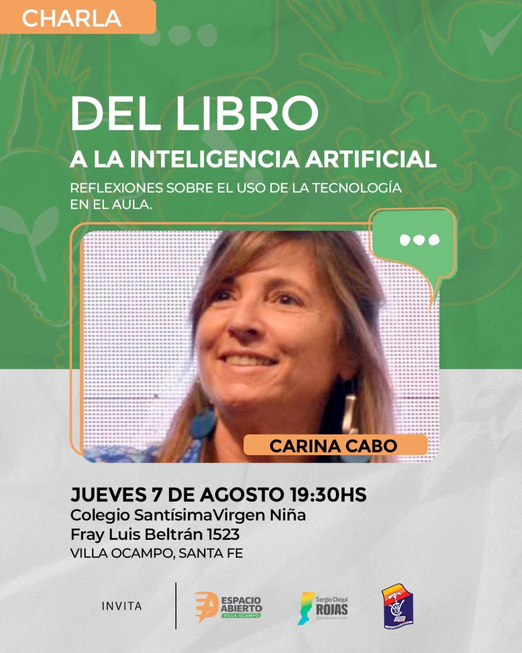 charla.jpeg «Del Libro A La Inteligencia Artificial»: Charla Abierta En Villa Ocampo Con La Dra Carina Cabo