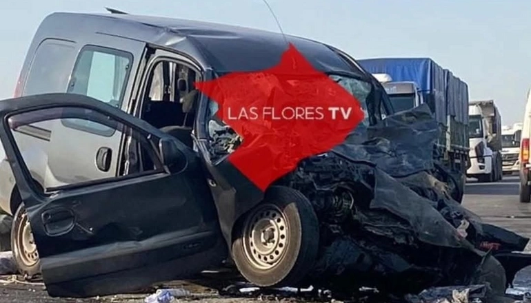 Un choque frontal en la Ruta 3 dejó un fallecido y tres heridos