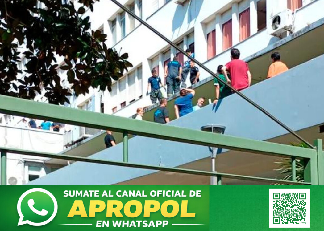 churruca_31mar26.jpg Conmoción en el Hospital Churruca: una paciente se arrojó al vacío y fue asistida de urgencia