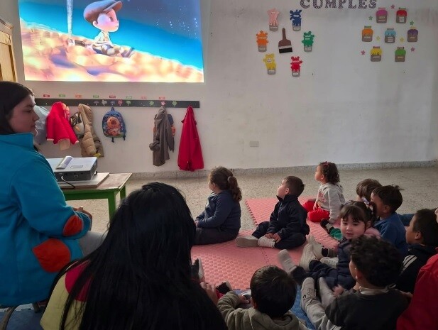 La Municipalidad incorpora el cine de animación para promover valores en los Centros del Desarrollo de la Niñez