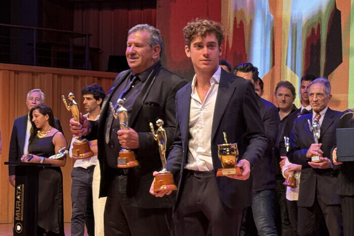 El Dibu Martínez y Franco Colapinto compartieron el Olimpia de Oro