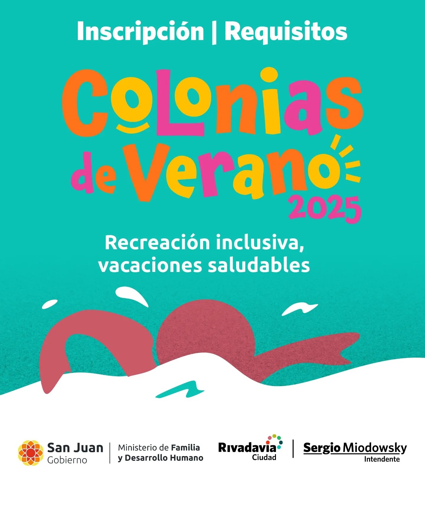 El municpio de la Ciudad de Rivadavia abre las inscripciones para las Colonias de Verano.