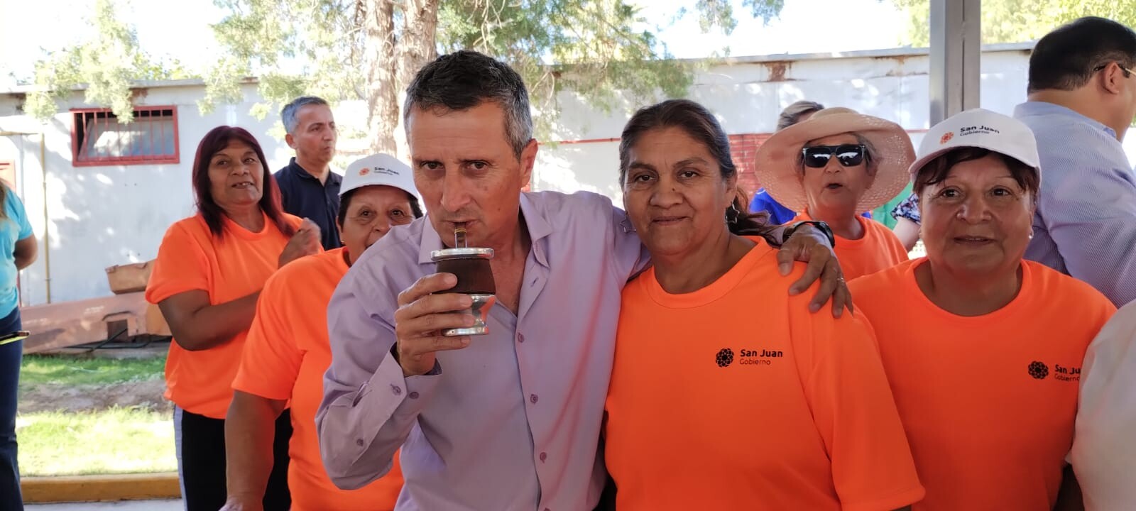 El Ministro Carlos Platero, visitó a la Colonia de Verano del Departamento 9 de Julio