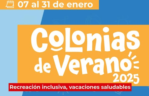 SANTA LUCÍA: el martes 07/01 comienzan las Colonias de Verano