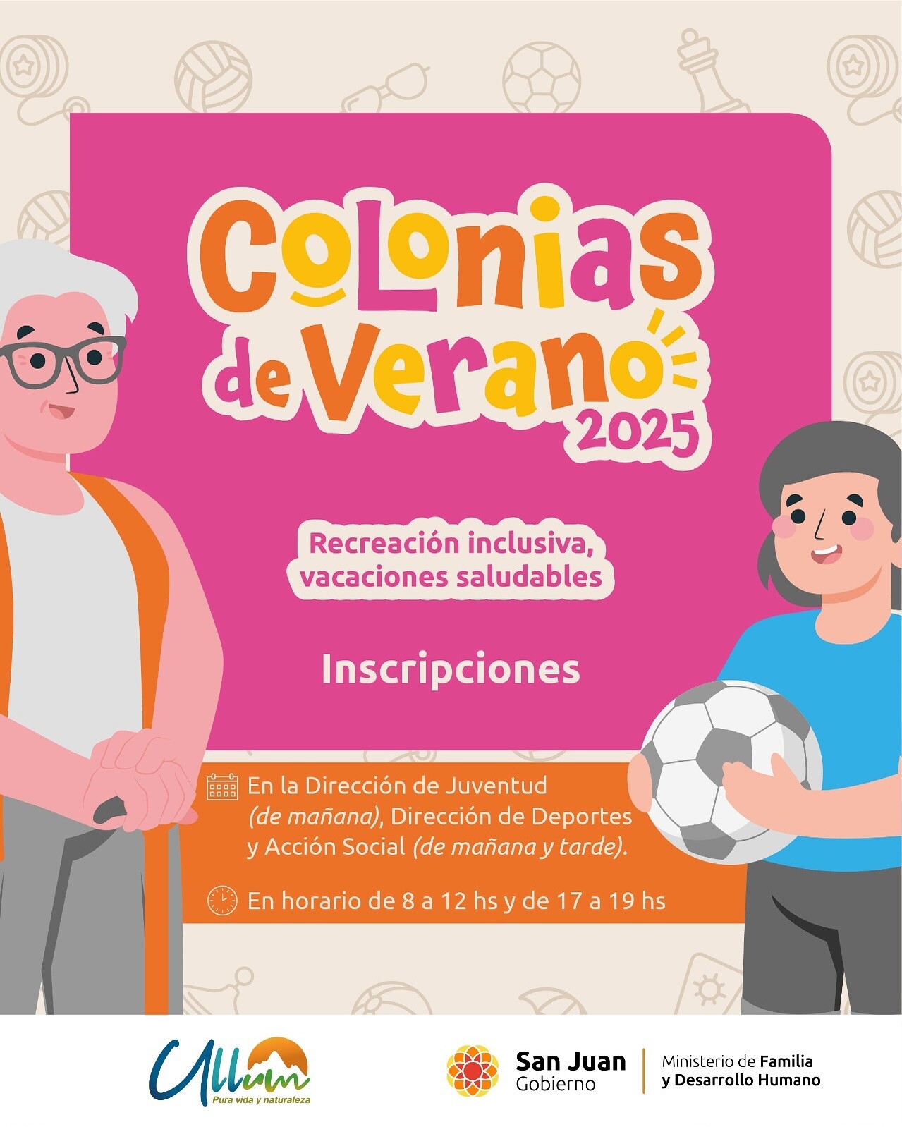 El municipio de Ullum comenzó con las inscripciones para Las Colonias de Verano 2025