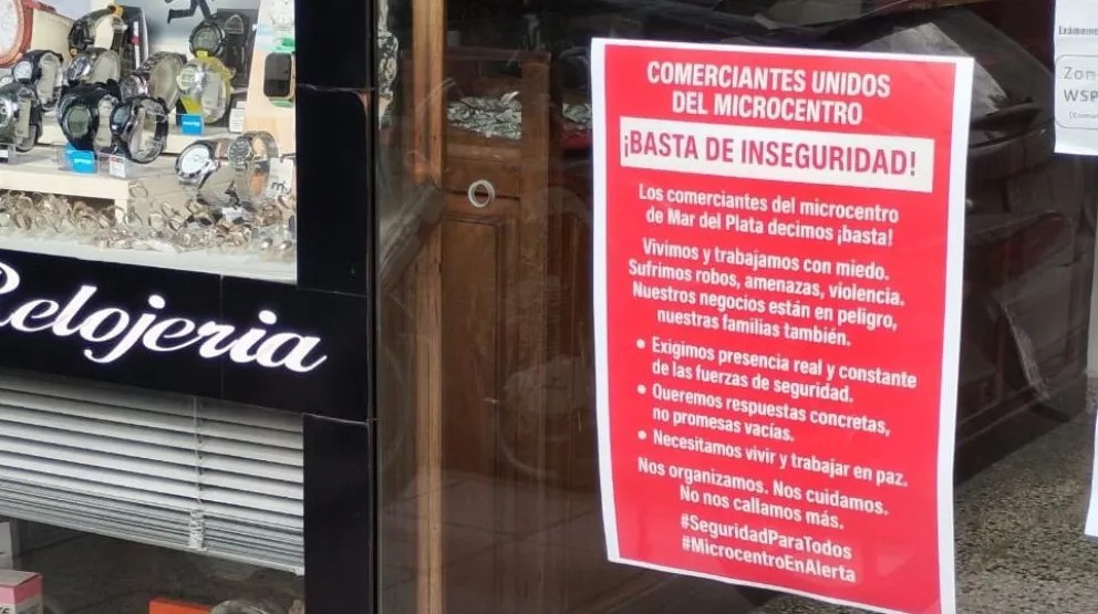 Mar del Plata: Comerciantes en alerta máxima por la inseguridad: “Nuestros negocios están en peligro” Mar del Plata: Comerciantes en alerta máxima por la inseguridad: “Nuestros negocios están en peligro”