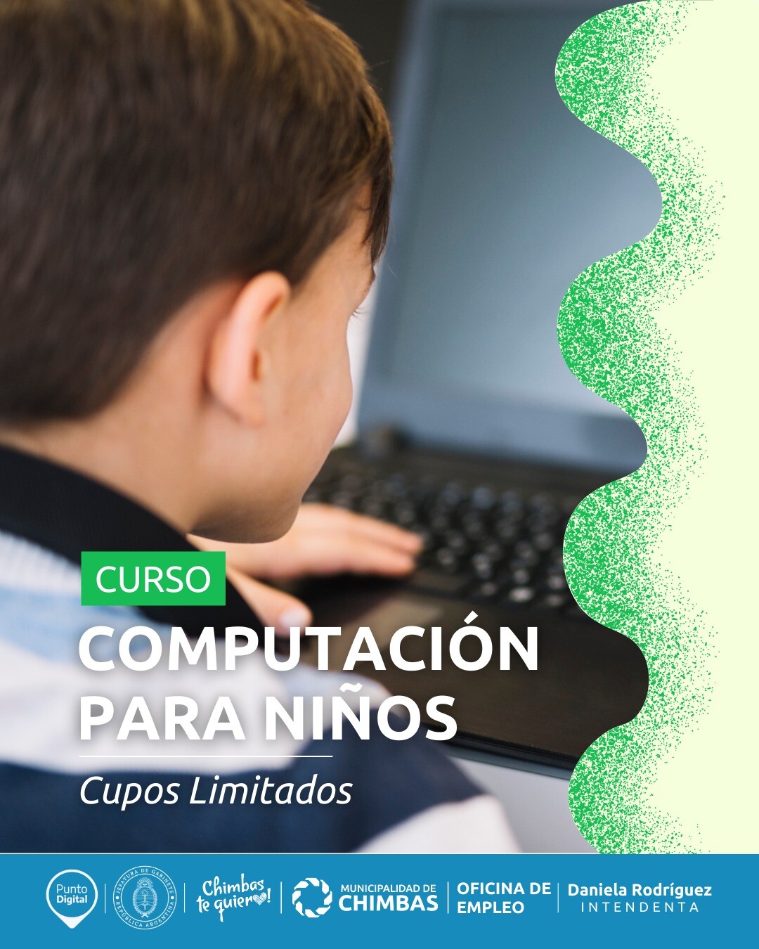 El municipio de la Ciudad de Chimbas dictara un curso de computación para niños de 7 a  15 años