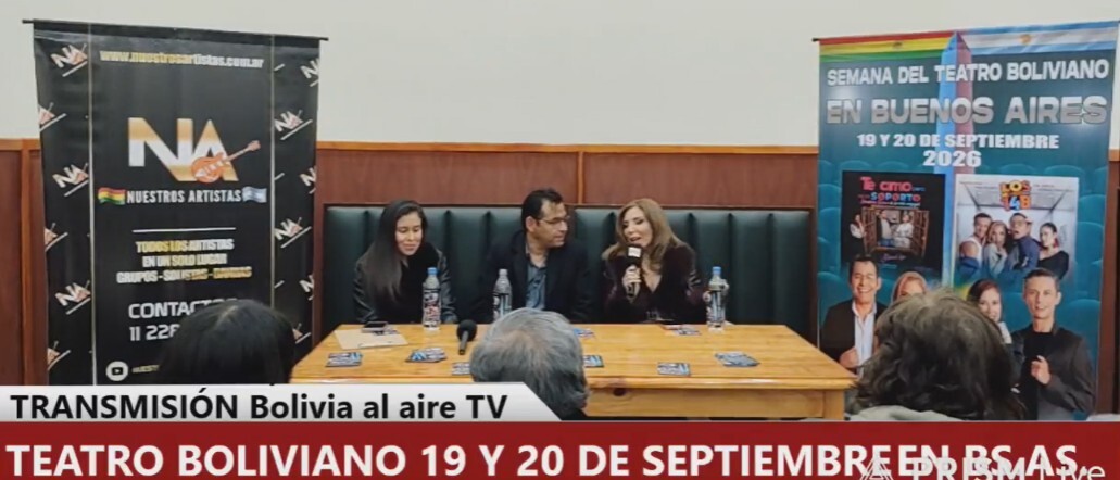 Conferencia y expectativa: actores bolivianos palpitan el estreno de «Te amo pero no te soporto» y «Los vecinos del 14 Bis»