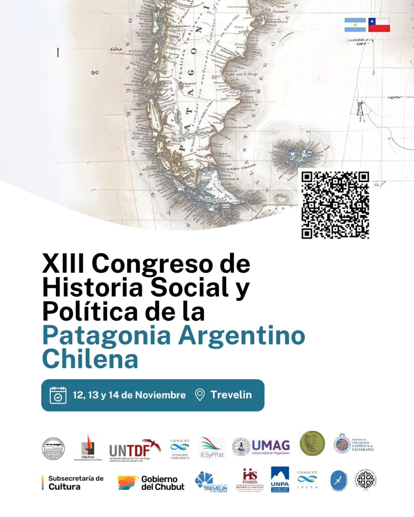 Provincia y el municipio de Trevelin convocan a exponer en una nueva edición del Congreso de Historia Social y Política de la Patagonia Argentino Chilena