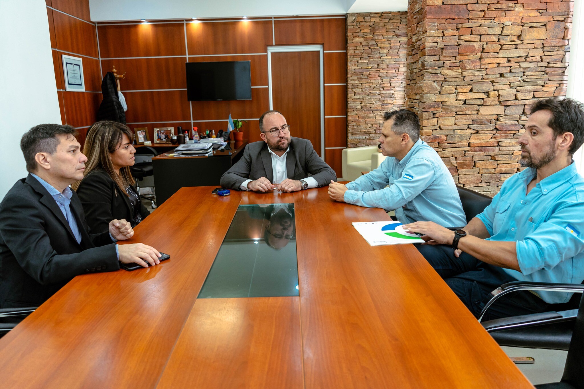 El municipio de Rivadavia unió  fuerzas con Loma Negra para el desarrollo del departamento.