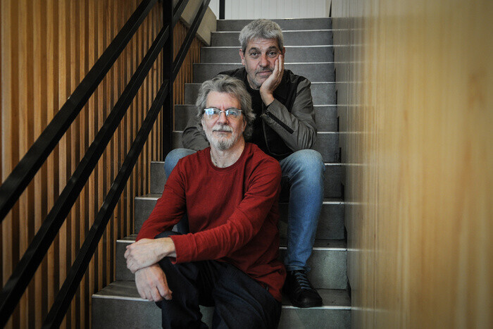 cossamarianomartinezbelclaudio.jpg Pedido de Gracia: escrita y dirigida por Mariano Cossa en el Teatro del Pueblo