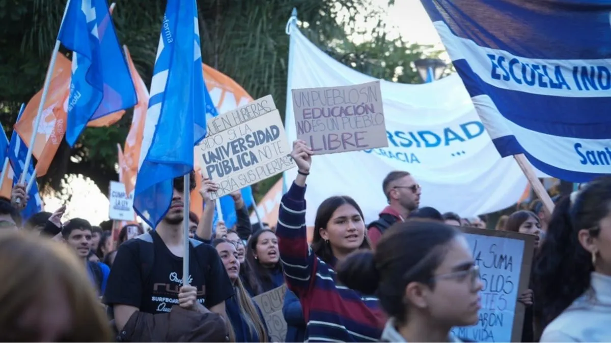 Santa Fe se movilizó por la ley de Financiamiento Universitario