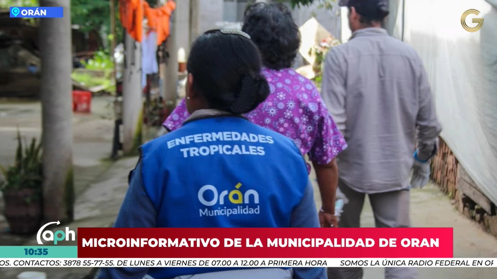 La Municipalidad de Orán colabora con el descacharrado en la lucha contra el dengue en la Municipalidad de Aguas Blancas