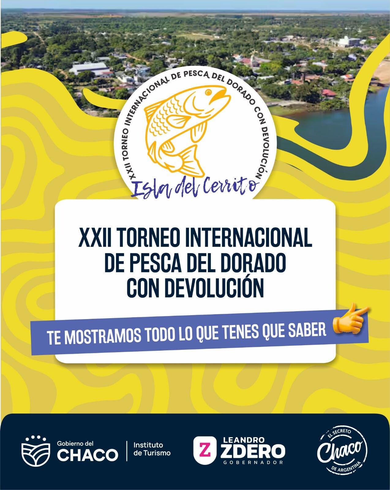 CUENTA REGRESIVA: ÚLTIMOS DÍAS PARA INSCRIBIRTE AL TORNEO DE PESCA DEL DORADO CON DEVOLUCIÓN EN LA ISLA DEL CERRITO