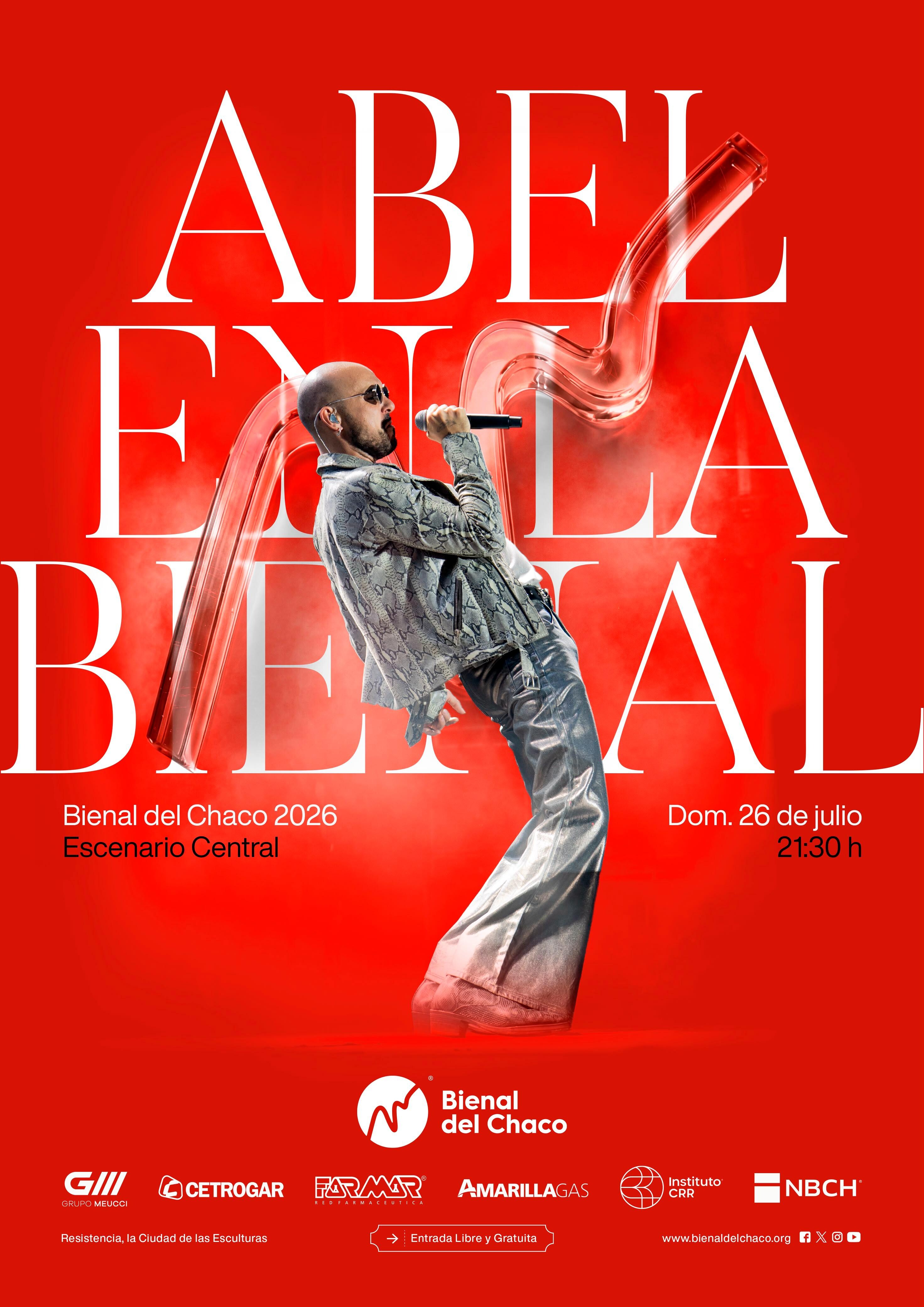 ABEL PINTOS LLEGA A LA BIENAL DEL CHACO 2026 PARA UN CIERRE INOLVIDABLE!