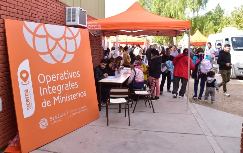 Este martes 13 de mayo distintos organismos ministeriales del Gobierno de San Juan podrán a disposición de los vecinos de Rawson  mediante el operativo integral “San Juan Cerca”.