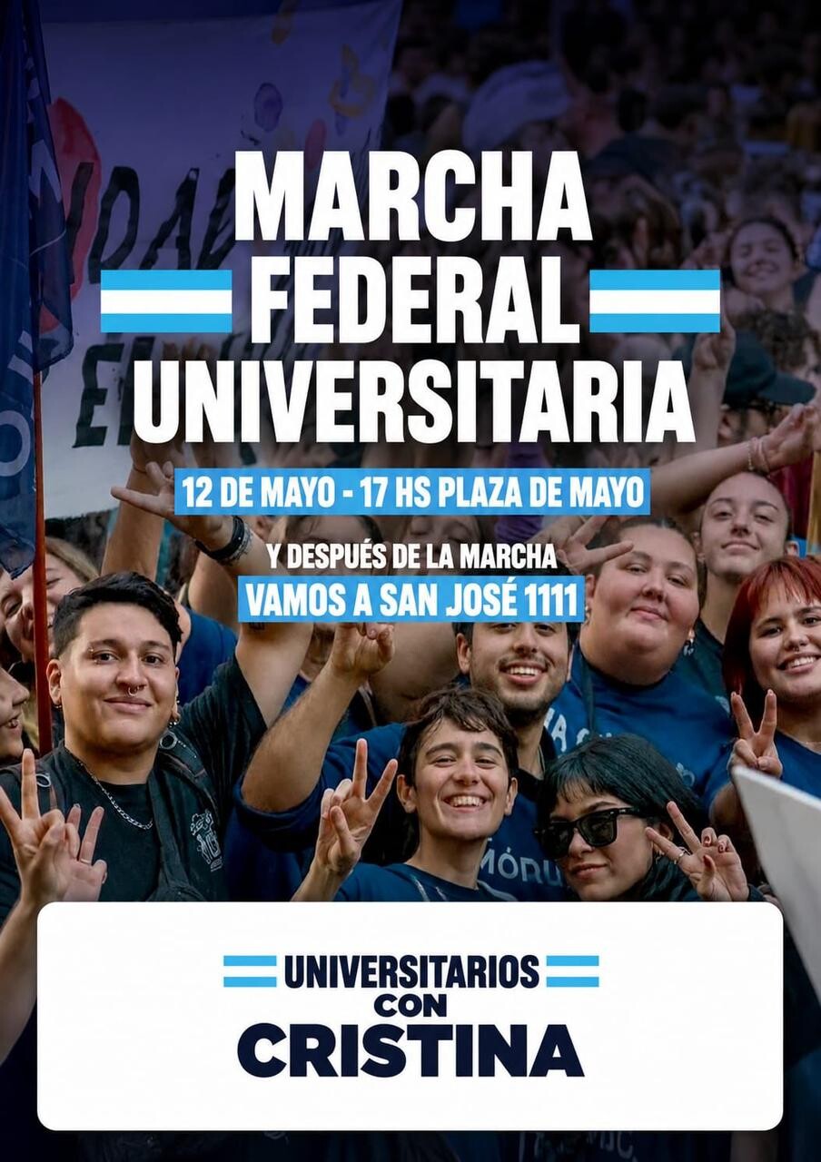 MARCHA FEDERAL UNIVERSITARIA – LA QUE TANTO TEME MILEI MARCHA FEDERAL UNIVERSITARIA – LA QUE TANTO TEME MILEI