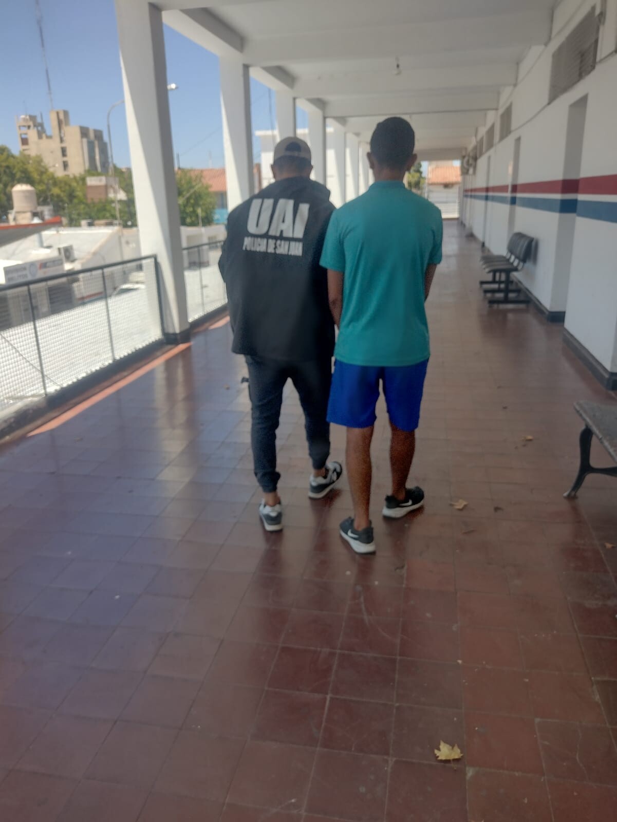 En la zona comercial de Chimbas, la Policía detuvo a el «Cabecita»