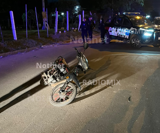 Persecución y choque en Granadero Baigorria