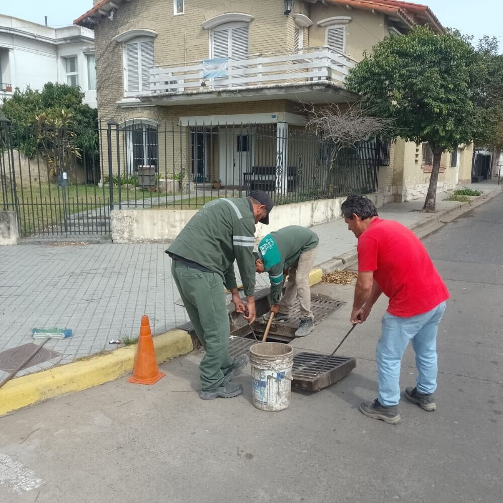 Limpieza de bocas de tormenta: retiraron más de 1100 toneladas de basura y hasta un árbol