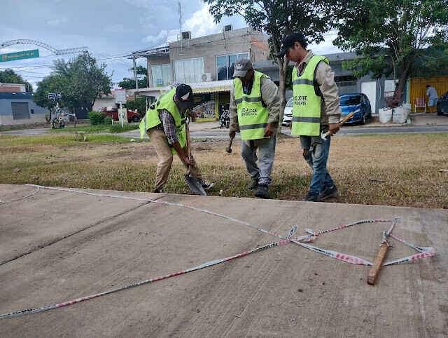 Avanza a buen ritmo la obra de construcción del Paseo Recreativo y Saludable «Av. Pantaleón Gómez»