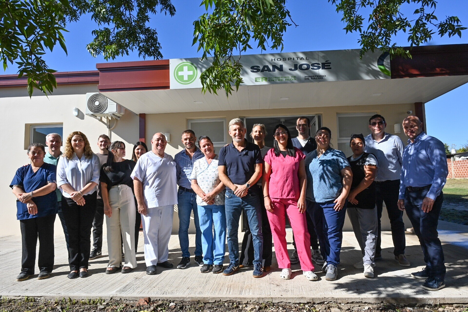 El gobernador inauguró la ampliación del Hospital San José.