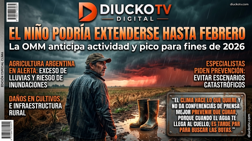 EL NIÑO PODRÍA EXTENDERSE HASTA FEBRERO