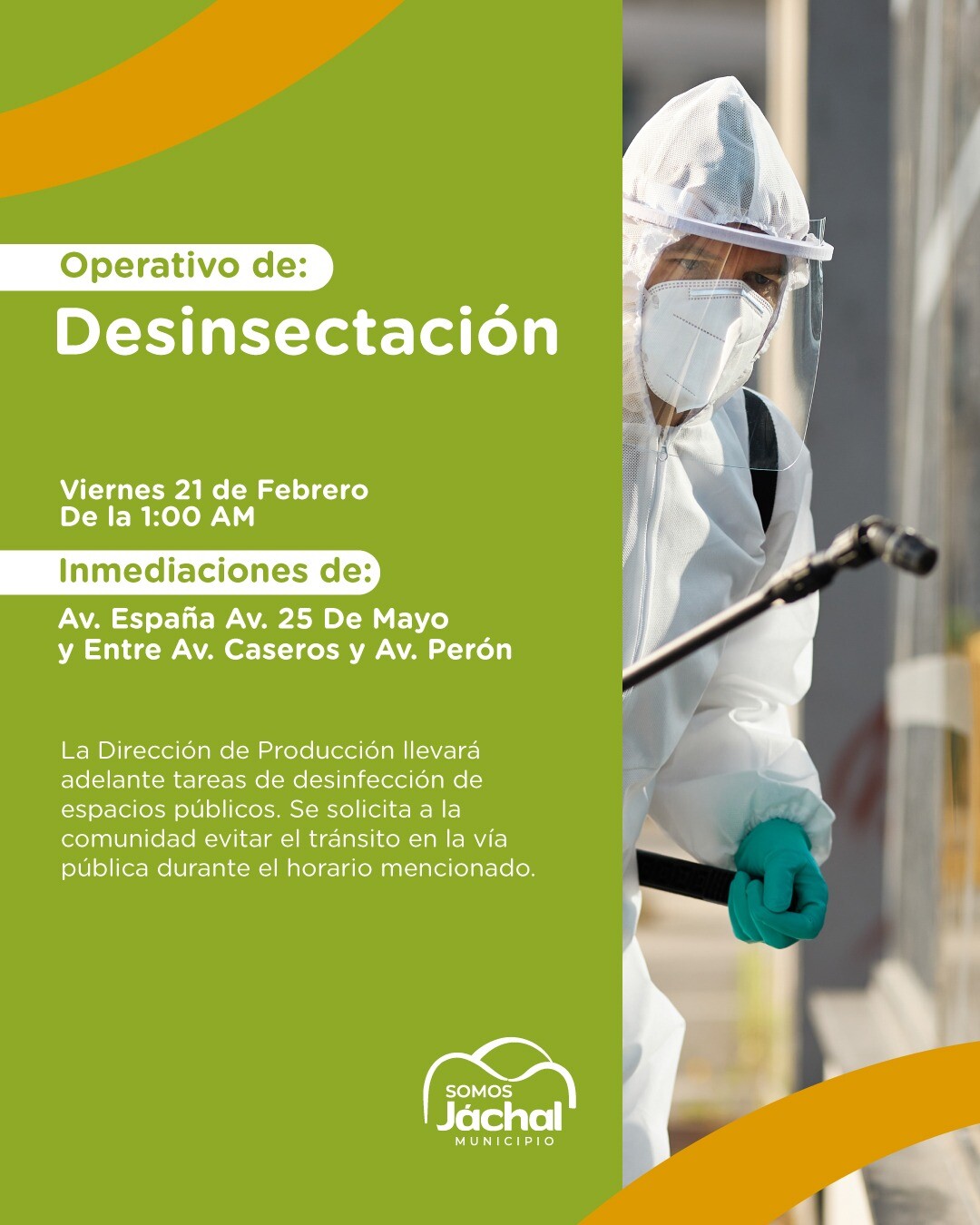JÁCHAL: nuevo operativo de desinsectación