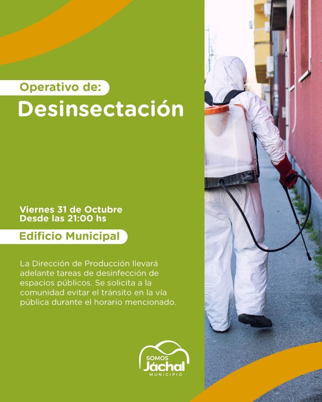 JÁCHAL: Operativo de Desinsectación