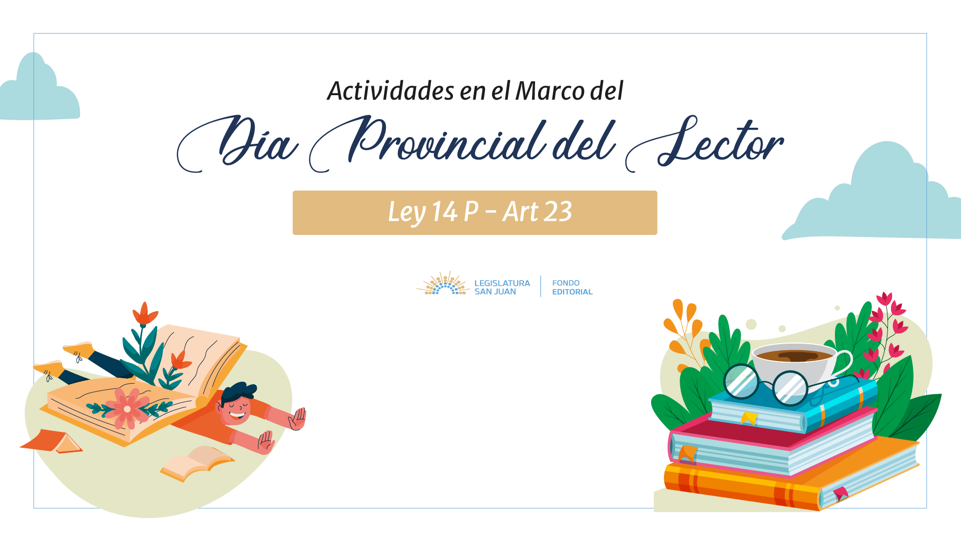 Actividades en el marco del “Día Provincial del Lector”
