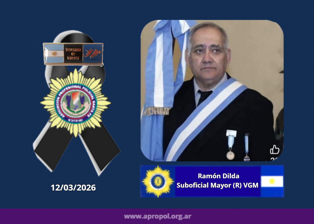 dilda_ramon_12mar26.jpg Falleció el Suboficial Mayor (R) VGM Ramón Dilda