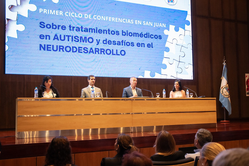El vice gobernador Fabián Martín encabezó el acto de apertura del Primer ciclo de conferencias  Sobre tratamientos biomédicos en Autismo y desafíos en el Neurodesarrollo.