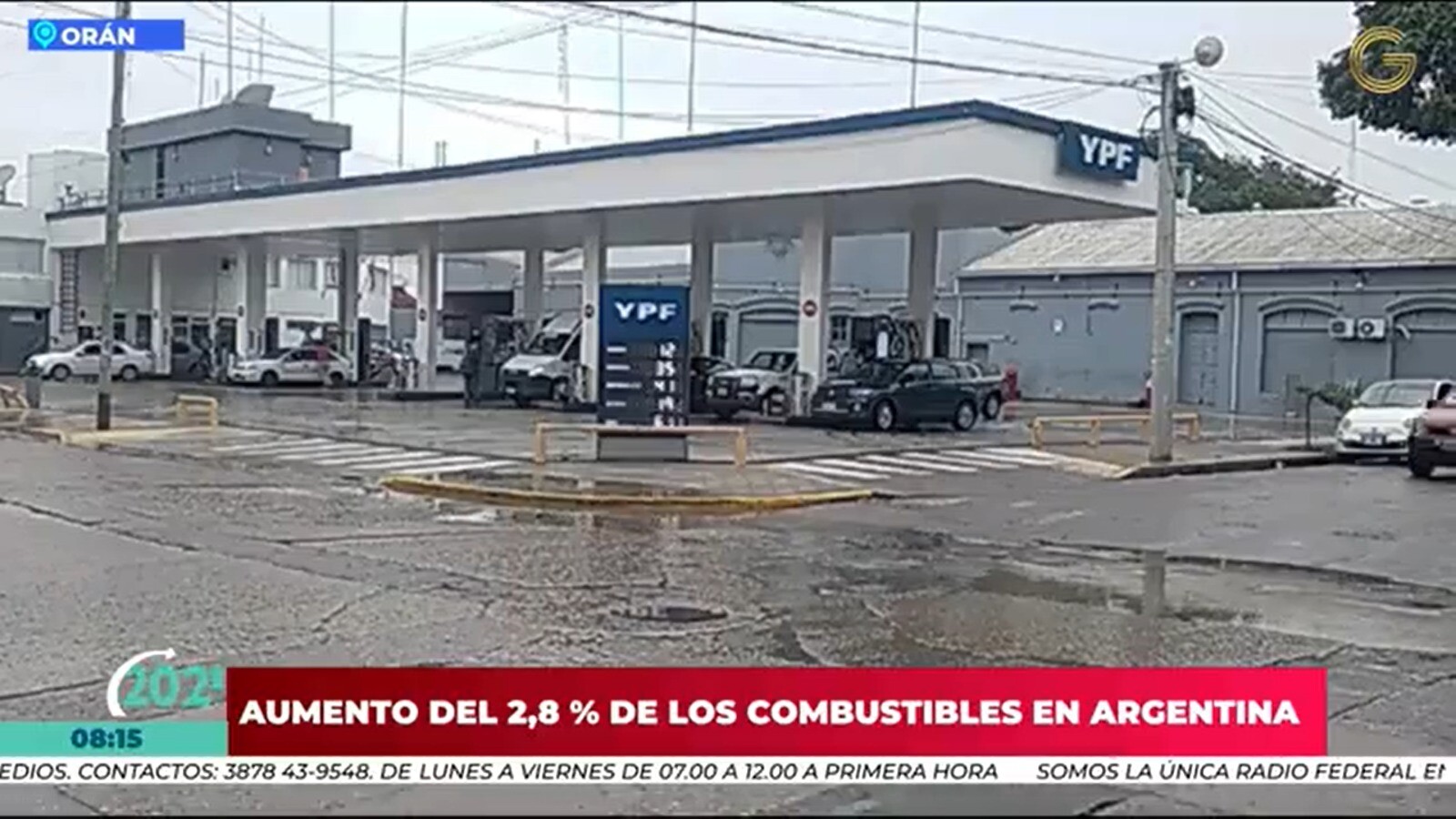 Aumento del 2,8% de los combustibles en Argentina