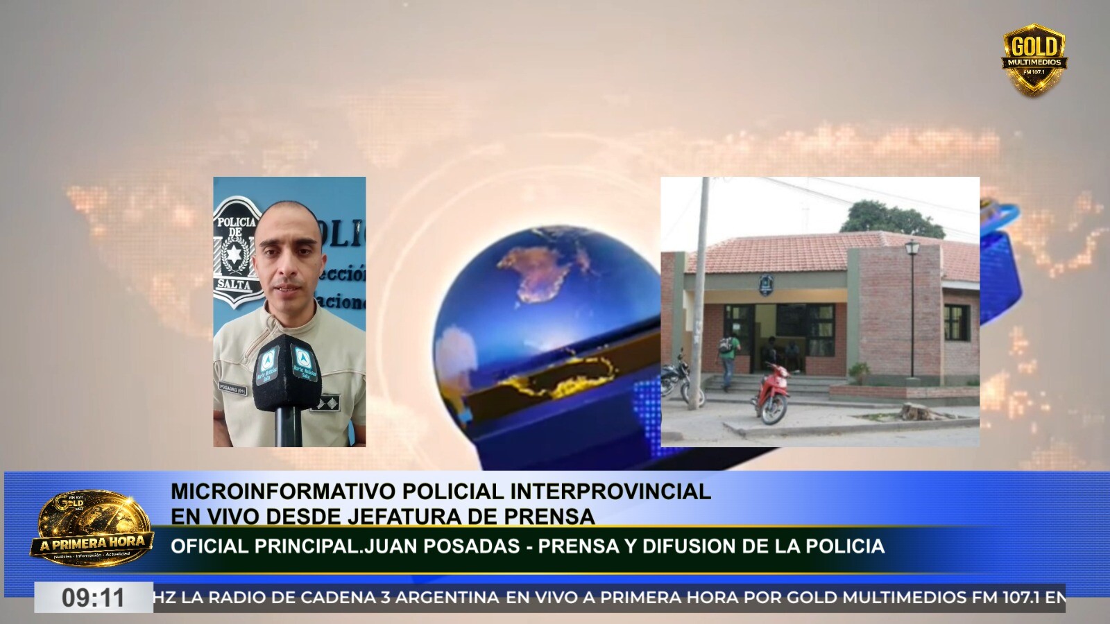 SALTA: MICRO INFORMATIVO POLICIAL CON HECHOS DESTACADOS EN ORÁN Y CAPITAL