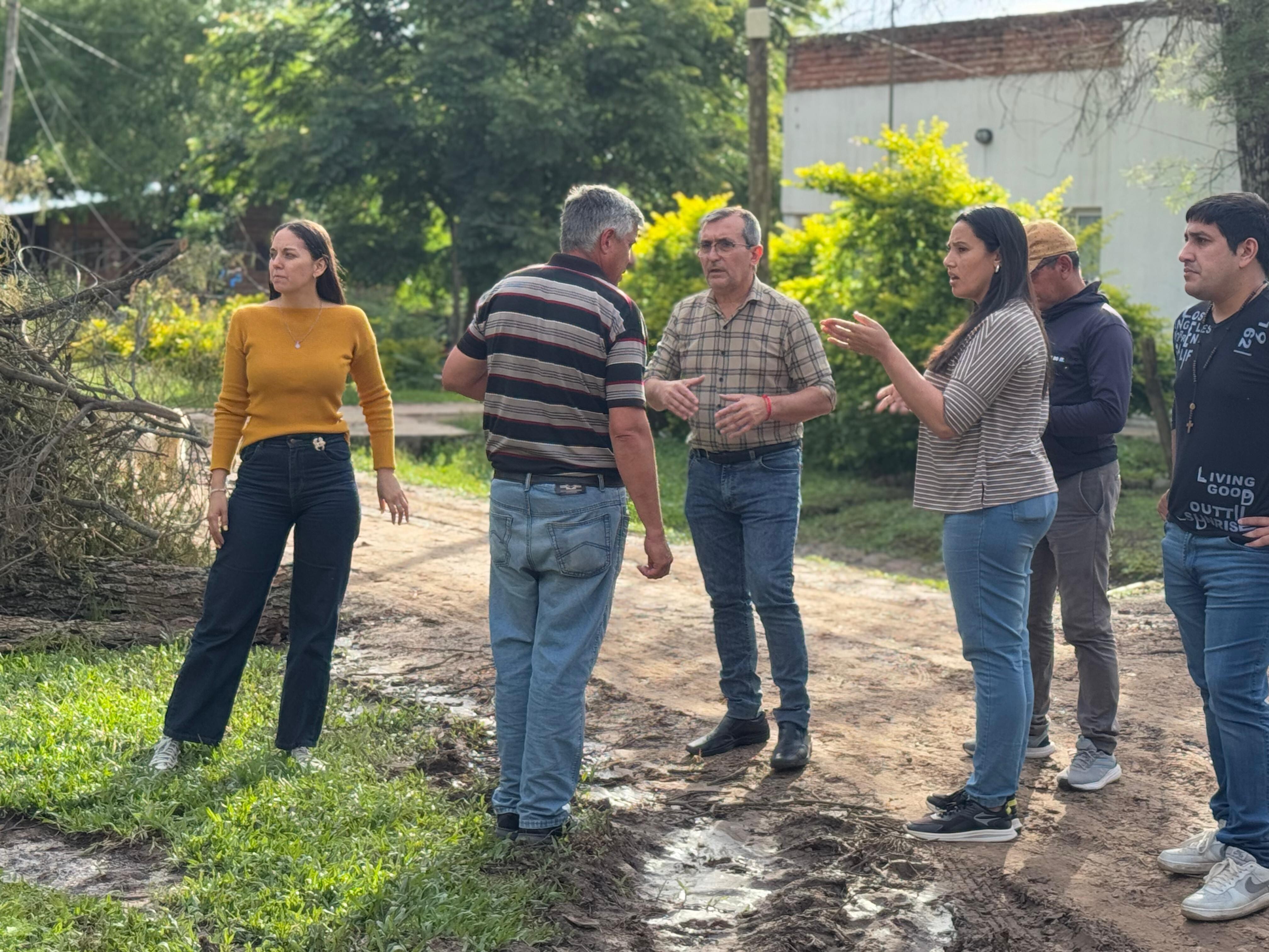 DESARROLLO HUMANO INTENSIFICA LA ASISTENCIA EN COLONIA BENÍTEZ Y EN EL SUDOESTE, TRAS EL TEMPORAL PASADO