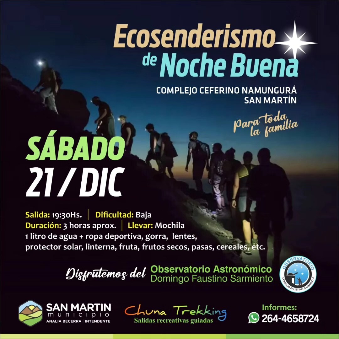 El municipio de San Martin invita a disfrutar del Ecosenderismo de Nochebuena este fin de semana