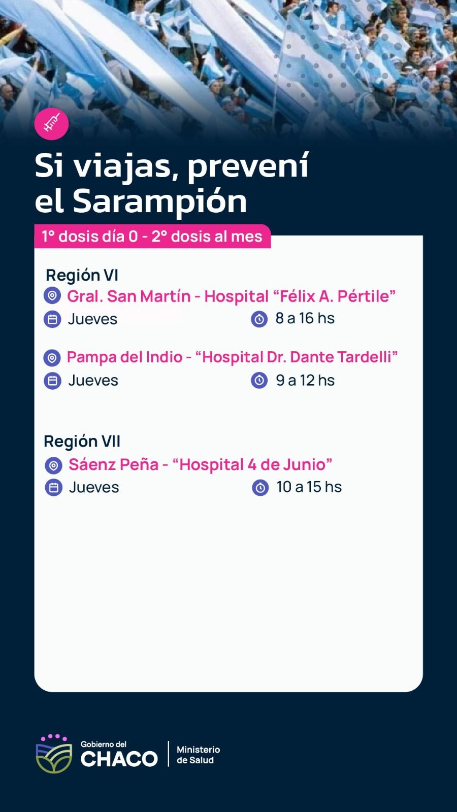 ed0487b4-165e-4b8f-87b6-cd29c29cbf59.jpeg ANTE EL AUMENTO DE CASOS EN OTROS PAÍSES, CHACO REFUERZA LA PREVENCIÓN DEL SARAMPIÓN