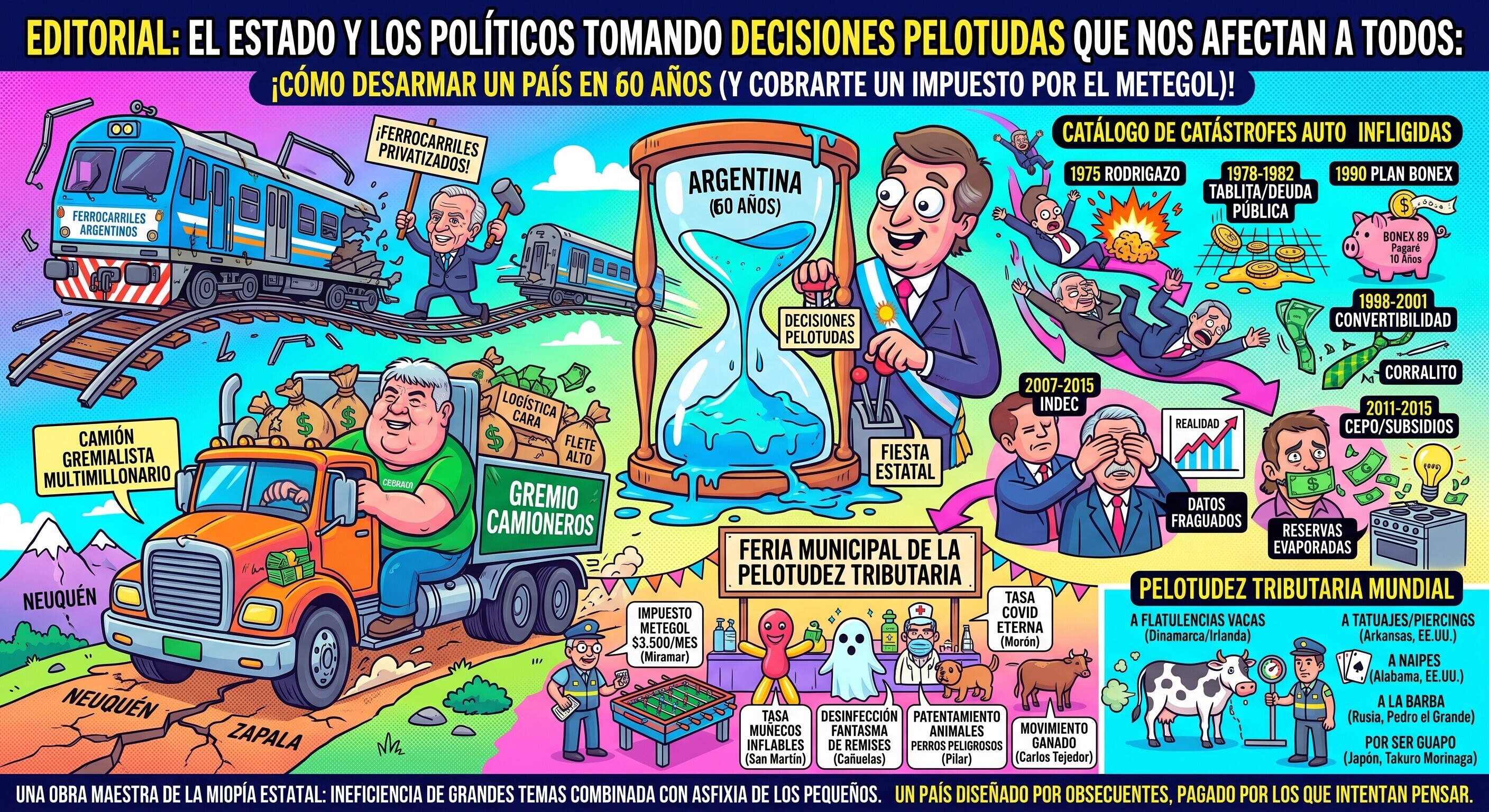 editorial 24 agosto 26 Desastre autoinflingido.jpg El triunfo de los obsecuentes, y cómo desarmar un país en 60 años.